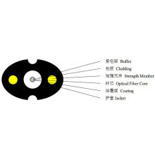 Indoor Simplex Oval-Type Fiber Optic Drop Cable FTTH Communication Cable